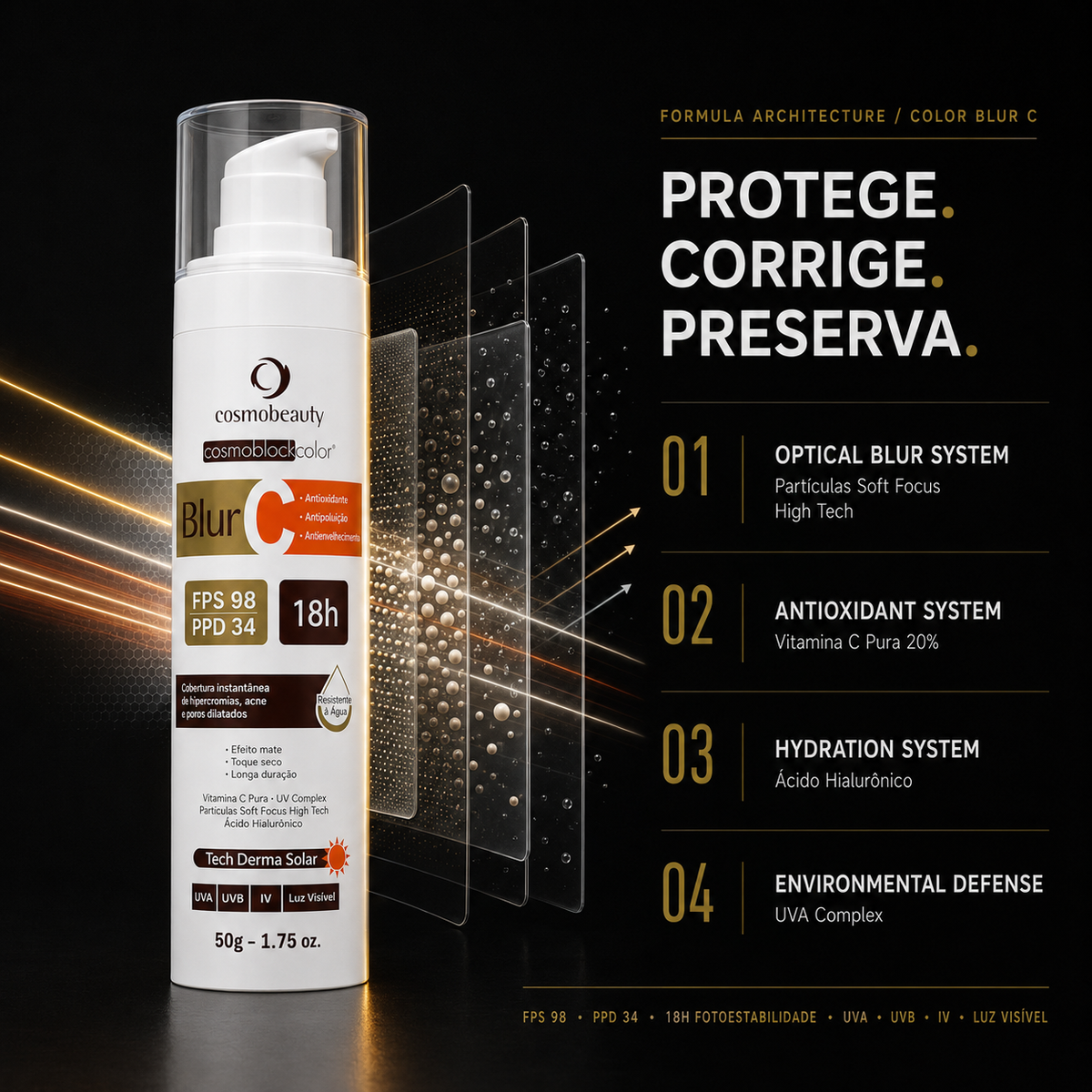 protetor-solar-com-cor-cosmoblock-blur-c-fps-80-50g