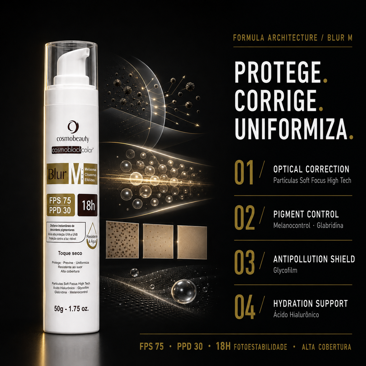 protetor-solar-com-cor-cosmoblock-blur-m-fps-75-50g