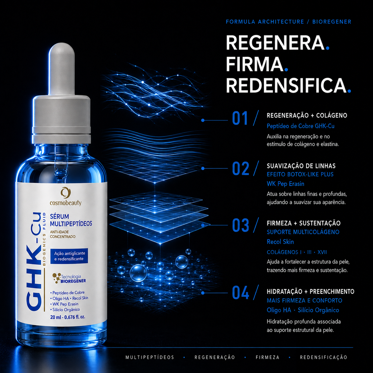 ghk cu como usar GHK-Cu Fluid Sérum Multipeptídeos Antienvelhecimento 20ml – Cosmobeauty #LightweightSerum #FastAbsorbing #IndieSkincare #SmallBatchSkincare #WomenOwned Potency:2.5 mg Orange Why Peptides Won’t Regrow